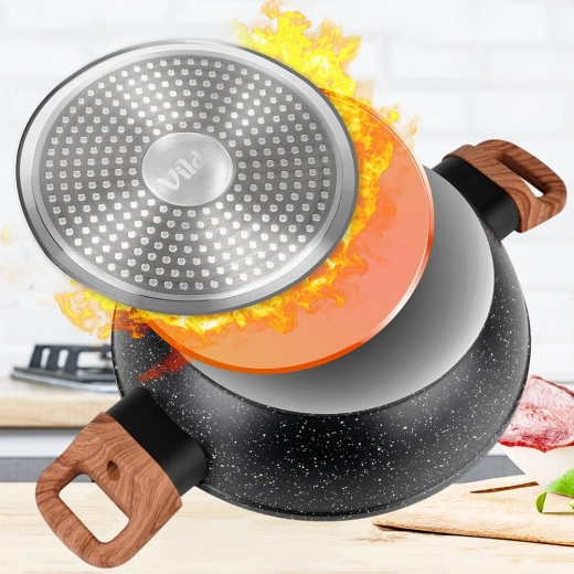 Compatibel met alle kookplaten, inclusief inductie