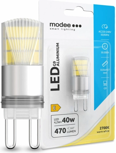 Modee LED-lamp G9 4,2 W warm wit