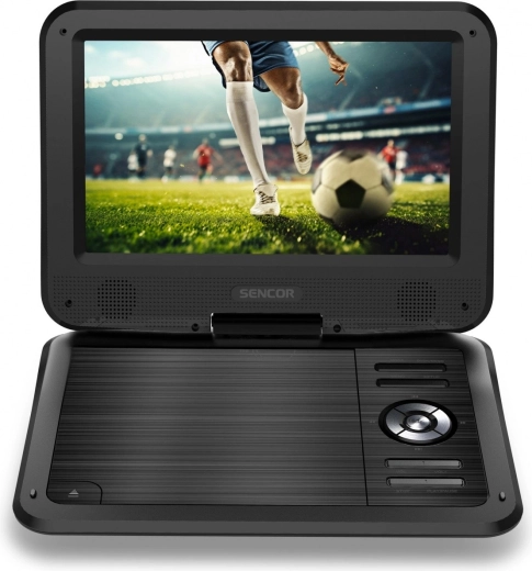 Sencor draagbare dvd-speler met 10" draaibaar LCD-scherm