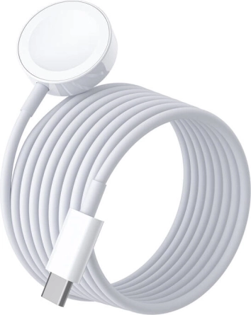 Choetech-oplader voor Apple Watch USB‑C wit