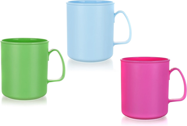 Kunststof mok 0,3 l – mix kleuren
