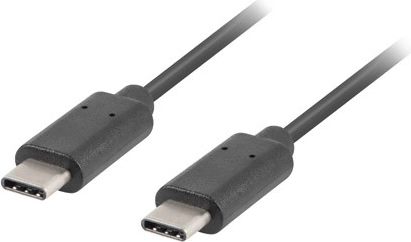 USB-C naar USB-C 2.0-kabel, 1 m, zwart