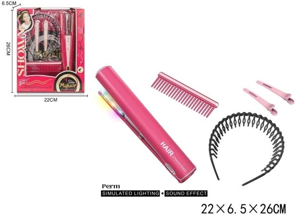 Kappersset met stijltang