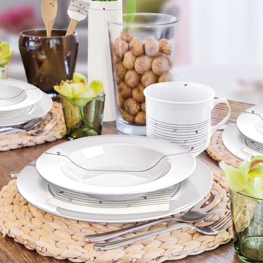 Perfect te combineren met de rest van het servies