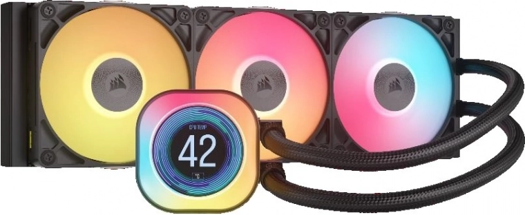 ICUE LINK TITAN 360 RX LCD vloeistofkoeling voor CPU