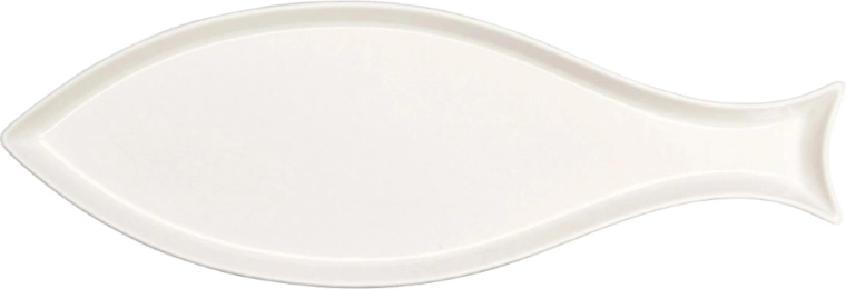Reguliere serveerschaal in visvorm 37,5 × 12,5 cm