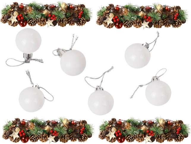 Kleine en veelzijdige kerstballen