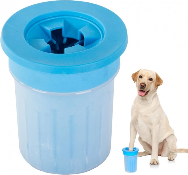 Siliconen pootreiniger XL voor honden en katten