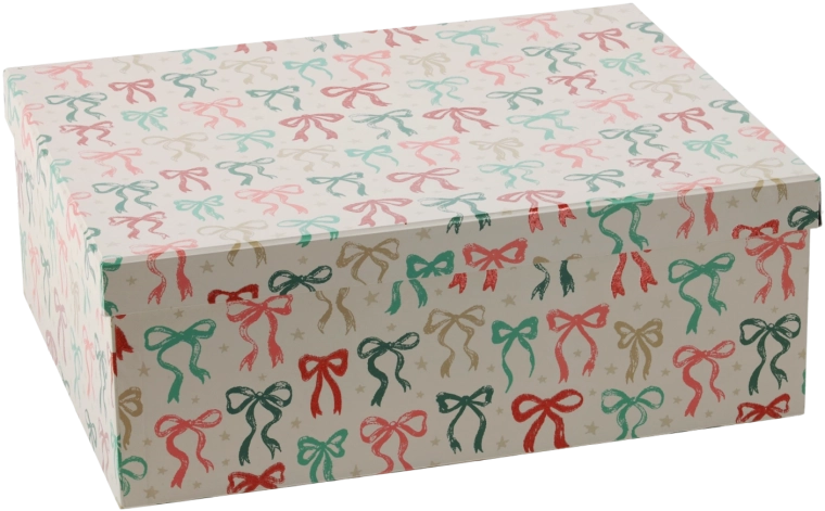 Cadeaudoos Świąteczne Kokarda 37 × 28 × 14 cm