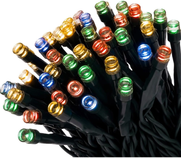Kerst-ledlichtsnoer Retlux 500 meerkleurige leds 50 m met timer