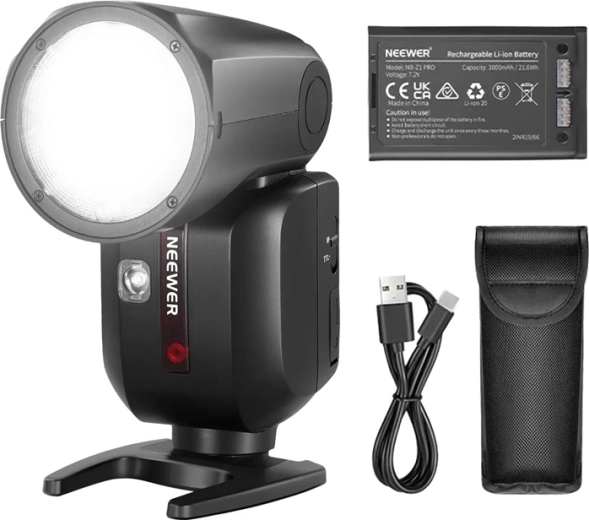 Accu met lange gebruiksduur en LED-modelleringslamp