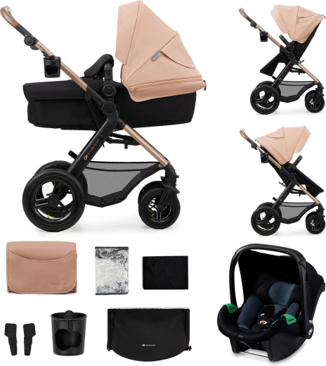 Kinderkraft MOOV 2 AIR combi-kinderwagen 3-in-1 sand beige