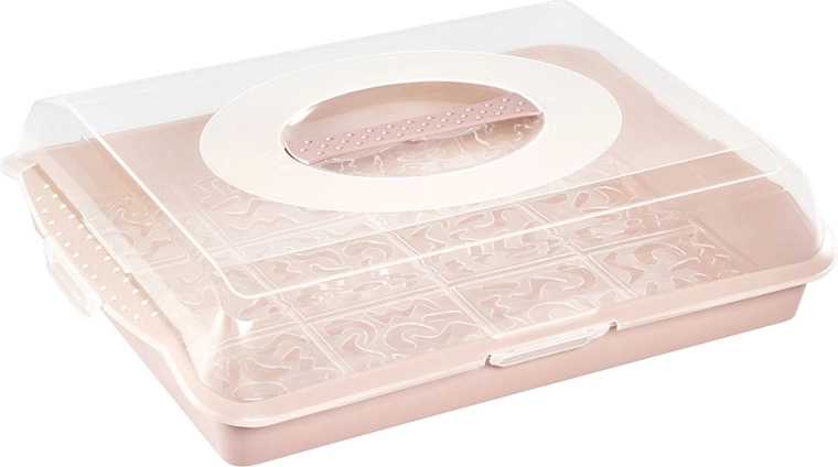 Taart- en gebaksdoos Party-Butler Nordic Pink 45 × 35 × 11 cm