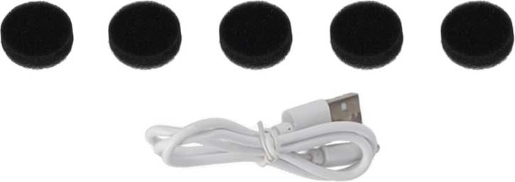 USB-opladen, draadloos gebruik en vervangbare filters