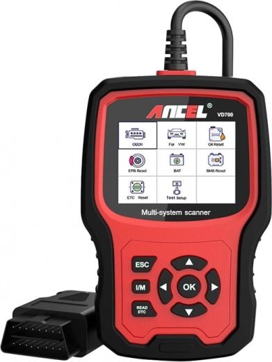 Diagnosescanner OBD2 ANCEL VD700 voor VAG-voertuigen