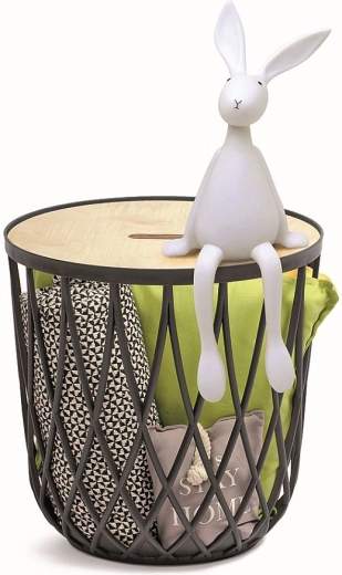 Afneembaar houten deksel voor gemakkelijke toegang