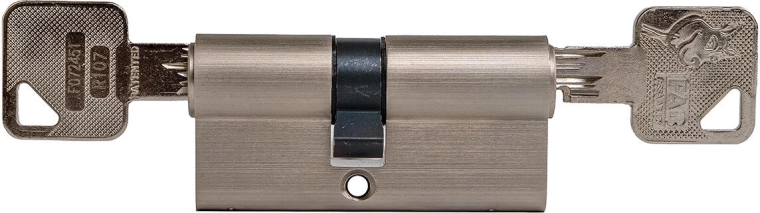 Tweezijdig vergrendelen met sleutel