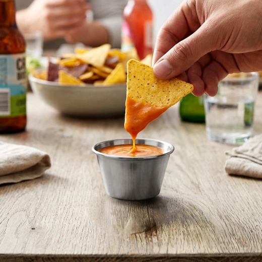 Elegant serveren van dips en sauzen