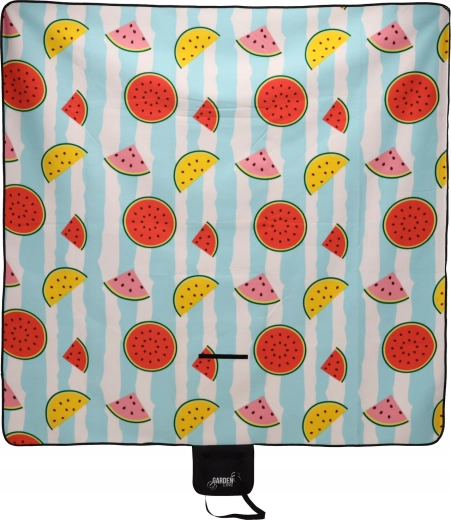 Ruim oppervlak en speels fruitig design