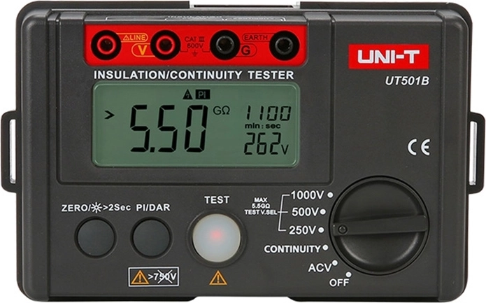 Isolatieweerstandsmeter Uni-T UT501B