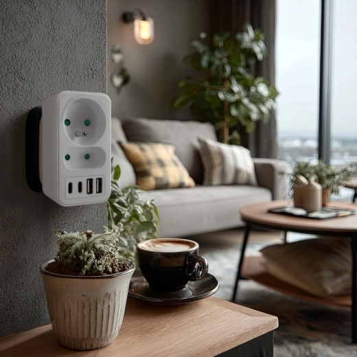 Voeding voor apparaten en gelijktijdig opladen