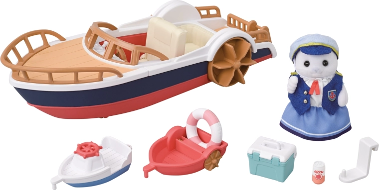 Sylvanian Families uitstapbootje van de zeehondenmatroos
