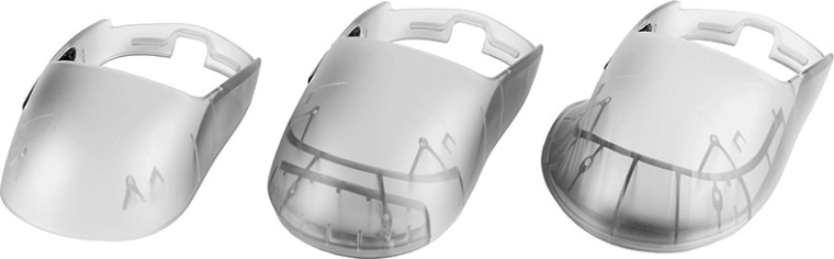 Drie verwisselbare bovenste covers voor perfecte grip