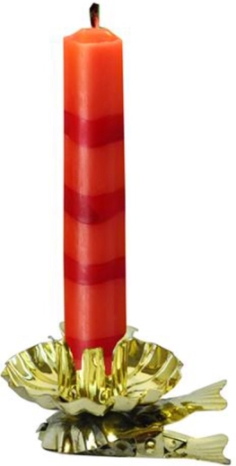 Kaarshouders voor kerstboom TORO, 10 stuks, goud