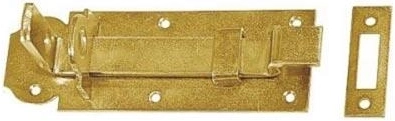 Vergrendelbare Z-grendel type Z 120 × 45 × 5 mm, elektrolytisch geel verzinkt