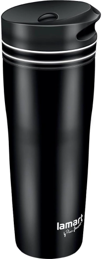 Lamart Manq reisthermobeker 360 ml zwart