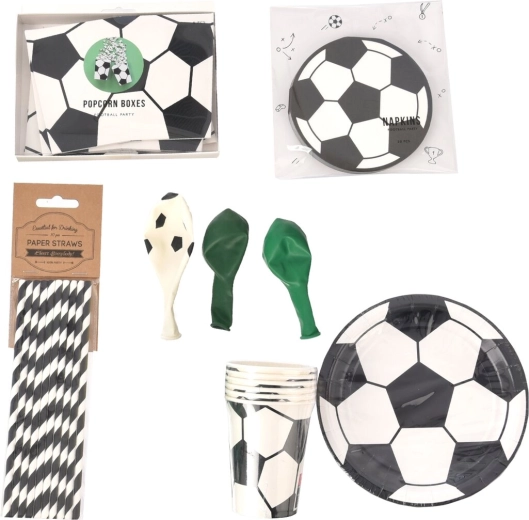 Partyset voetbal 60 stuks