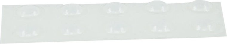 Zelfklevende transparante halfbol-stootdoppen 6,4 × 1,6 mm (10 stuks) BS-40