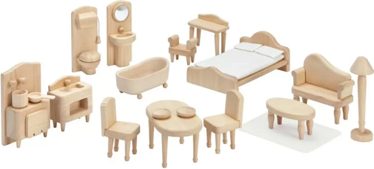 Victoriaanse meubelset voor poppenhuis PlanToys