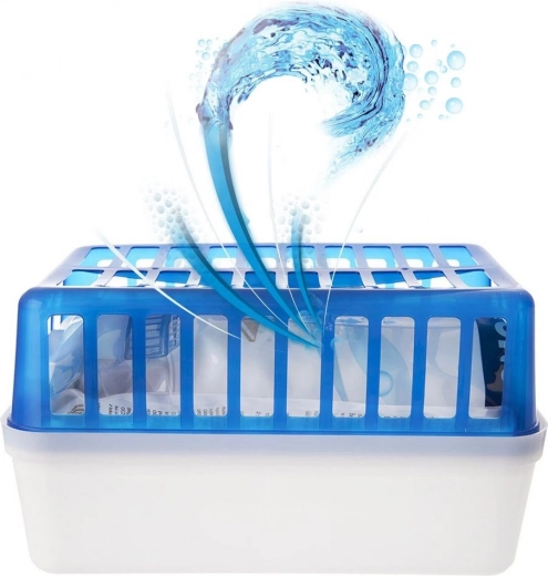 Veilige opvang van water in het onderste reservoir