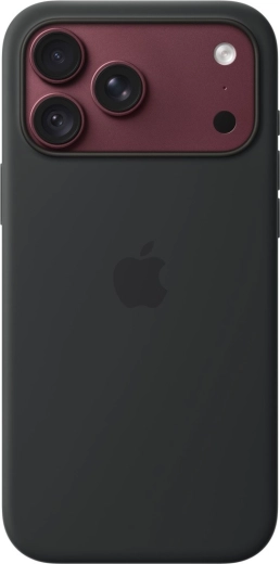 Apple siliconen hoesje met MagSafe voor iPhone 18 Pro Max zwart