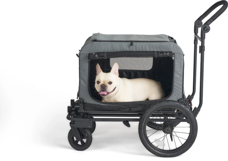 Stevig aluminium frame voor een veilige ruimte voor de hond
