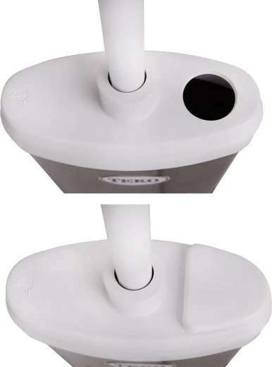 Geïntegreerd 2,7 l reservoir met nauwkeurige dosering