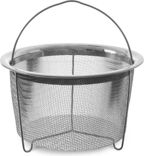 Roestvrijstalen frituurmand voor friet 21,5 × 13 cm