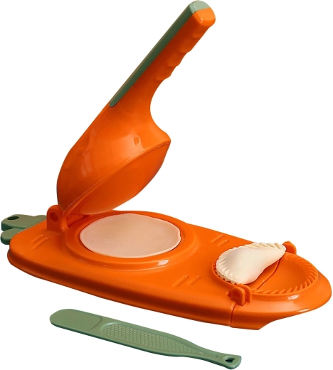 Pirog-vormer/-pers 2-in-1 met vulschepje