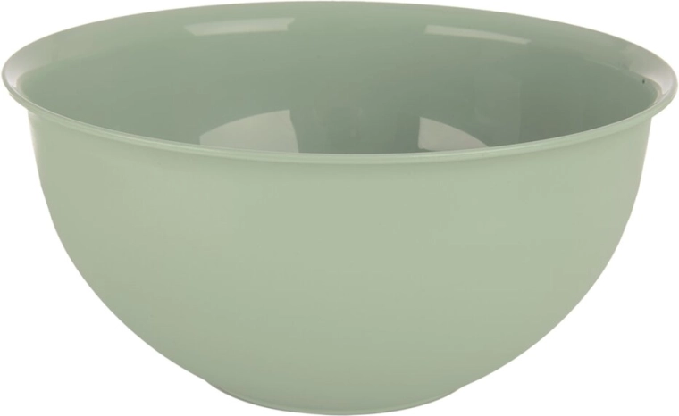 Ronde kunststof kom SANDY 20 cm groen