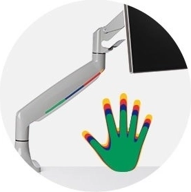 Hoogteverstelling met één druk met SmartFit