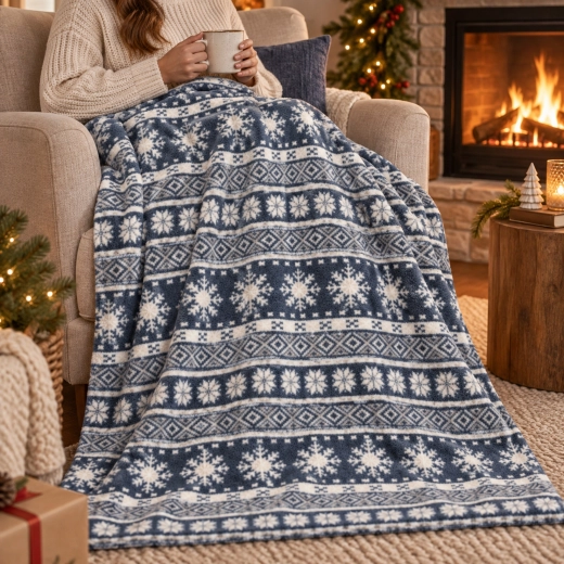 Warm flanel met een materiaaldichtheid van 280 g/m²