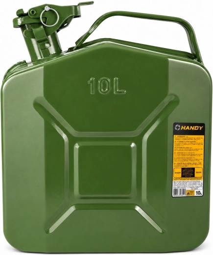 Stalen jerrycan voor brandstof 10 l