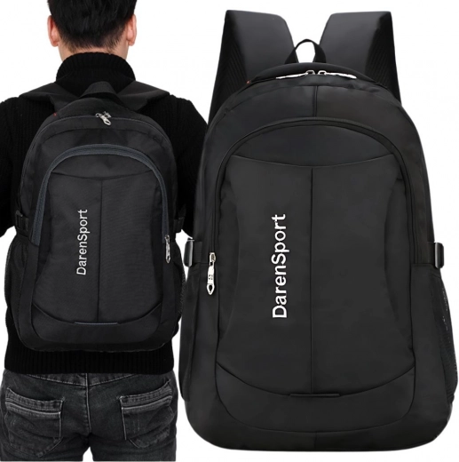 Stadsrugzak 10 l zwart met laptopvak