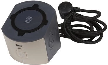 Verlengkabel 2x2P+Z inductie+USB A/C