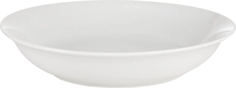 Diepe vorm voor comfortabel serveren