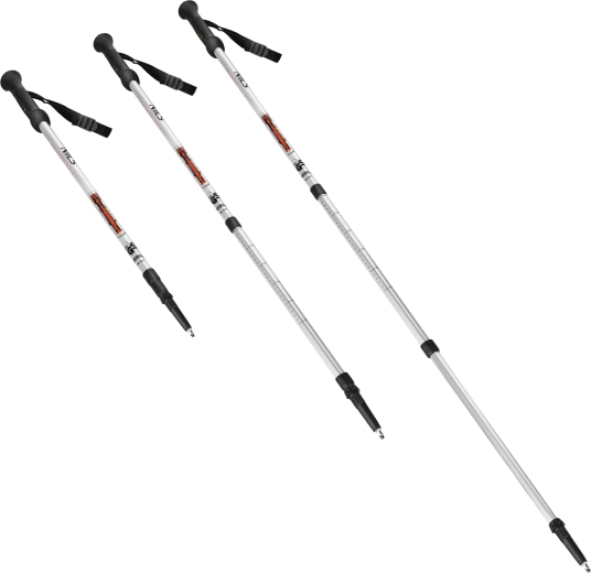 Teleskopische lengteverstelling 65–135 cm