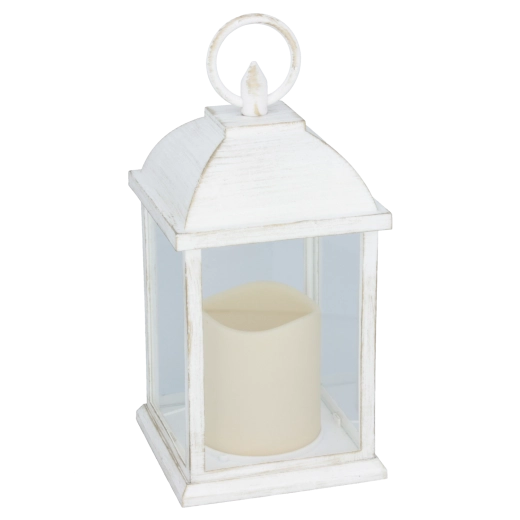 Elegante lantaarn met glazen raampjes