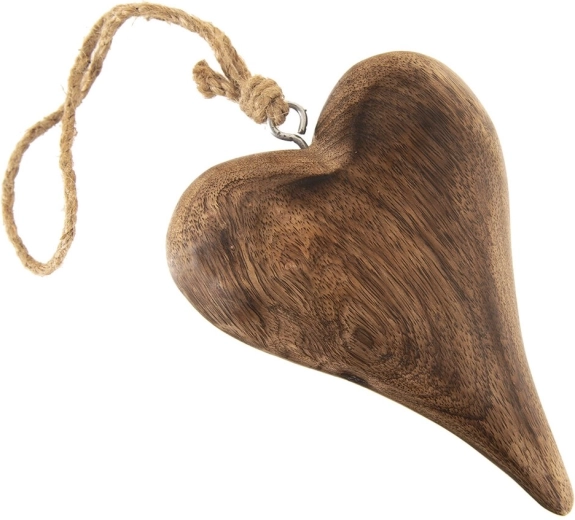 Natuurlijk mangohout met originele houttekening