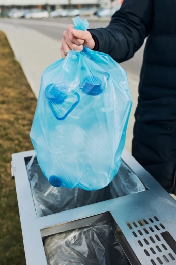 Praktische striksluiting voor schoon hanteren